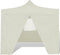 vidaXL - Vouwtent - met - 4 - zijwanden - 3x3 - m - crème