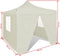 vidaXL - Vouwtent - met - 4 - zijwanden - 3x3 - m - crème