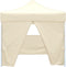 vidaXL - Vouwtent - met - 4 - zijwanden - 3x3 - m - crème