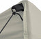 vidaXL - Vouwtent - met - 4 - zijwanden - 3x3 - m - crème
