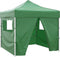 vidaXL - Vouwtent - met - 4 - zijwanden - 3x3 - m - groen