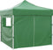 vidaXL - Vouwtent - met - 4 - zijwanden - 3x3 - m - groen