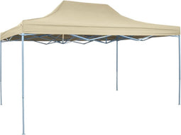 vidaXL - Vouwtent - pop-up - 3x4,5 - m - crèmewit