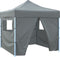 vidaXL - Vouwtent - pop-up - met - 4 - zijwanden - 3x3 - m - antraciet