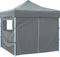 vidaXL - Vouwtent - pop-up - met - 4 - zijwanden - 3x3 - m - antraciet