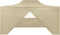 vidaXL - Vouwtent - pop-up - met - 4 - zijwanden - 3x4,5 - m - crèmewit