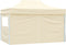 vidaXL - Vouwtent - pop-up - met - 4 - zijwanden - 3x4,5 - m - crèmewit