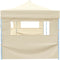 vidaXL - Vouwtent - pop-up - met - 5 - zijwanden - 3x9 - m - crème