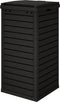 vidaXL - Vuilnisbak - voor - buiten - 41x41x86 - cm - polypropeen - zwart