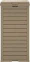 vidaXL - Vuilnisbak - voor - buiten - 41x41x86 - cm - polypropeen - lichtbruin