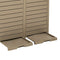 vidaXL - Vuilnisbak - voor - buiten - 78x41x86 - cm - polypropeen - lichtbruin