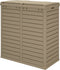 vidaXL - Vuilnisbak - voor - buiten - 78x41x86 - cm - polypropeen - lichtbruin