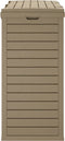 vidaXL - Vuilnisbak - voor - buiten - 78x41x86 - cm - polypropeen - lichtbruin