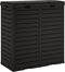 vidaXL - Vuilnisbak - voor - tuin - 78x41x86 - cm - polypropeen - zwart