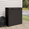 vidaXL - Vuilnisbak - voor - tuin - 78x41x86 - cm - polypropeen - zwart