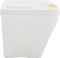 vidaXL - Vuilnisbakken - 3 - st - stapelbaar - 75 - L - polypropeen - wit