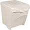 vidaXL - Vuilnisbakken - 3 - st - stapelbaar - 75 - L - polypropeen - wit