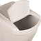 vidaXL - Vuilnisbakken - 3 - st - stapelbaar - 75 - L - polypropeen - wit
