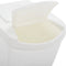 vidaXL - Vuilnisbakken - 4 - st - stapelbaar - 100 - L - polypropeen - wit