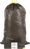 vidaXL - Vuilniszakken - met - trekkoorden - 250 - st - 60 - l - zwart