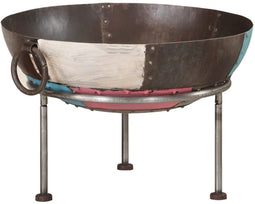 vidaXL - Vuurplaats - 55x55x38 - cm - ijzer