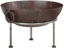 vidaXL - Vuurplaats - 55x55x38 - cm - ijzer