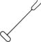 vidaXL - Vuurplaats - met - pook - 49 - cm - staal