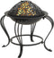vidaXL - Vuurplaats - met - pook - 49 - cm - staal