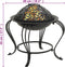 vidaXL - Vuurplaats - met - pook - 49 - cm - staal