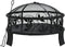 vidaXL - Vuurplaats - met - pook - XXL - 50 - cm - staal