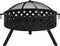 vidaXL - Vuurplaats - met - pook - XXL - 58 - cm - staal