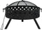 vidaXL - Vuurplaats - met - pook - XXL - 58 - cm - staal