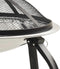 vidaXL - Vuurschaal - en - barbecue - 2-in-1 - met - pook - 56x56x49 - cm - rvs