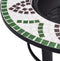 vidaXL - Vuurschaal - mozaïek - 68 - cm - keramiek - groen