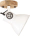vidaXL Wand-/plafondlampen industrieel 2 st E27 20x25 cm wit