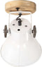 vidaXL Wand-/plafondlampen industrieel 2 st E27 20x25 cm wit