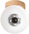 vidaXL Wand-/plafondlampen industrieel 2 st E27 20x25 cm wit