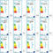 vidaXL Wand-/plafondlampen industrieel 2 st E27 20x25 cm wit
