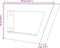 vidaXL - Wandbeugels - voor - wasbak - 2 - st - trapezium - staal - wit