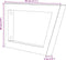 vidaXL - Wandbeugels - voor - wasbak - 2 - st - trapezium - staal - wit