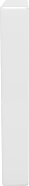 vidaXL - Wandbeugels - voor - wasbak - 2 - st - trapezium - staal - wit