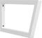 vidaXL - Wandbeugels - voor - wasbak - 2 - st - trapezium - staal - wit