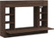 vidaXL - Wandbureau - 105x48x75 - cm - bewerkt - hout - bruin - eikenkleurig