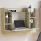 vidaXL - Wandbureau - 105x48x75 - cm - bewerkt - hout - sonoma - eikenkleurig