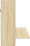 vidaXL - Wandbureau - 105x48x75 - cm - bewerkt - hout - sonoma - eikenkleurig