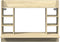 vidaXL - Wandbureau - 105x48x75 - cm - bewerkt - hout - sonoma - eikenkleurig