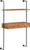 vidaXL - Wandbureau - 90x40x170 - cm - massief - acaciahout