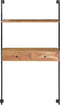 vidaXL - Wandbureau - 90x40x170 - cm - massief - acaciahout