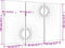 vidaXL - Wanddecoratie - tuin - 3 - st - zonontwerp - 105x55 - cm - cortenstaal