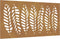 vidaXL - Wanddecoratie - tuin - bladontwerp - 105x55 - cm - cortenstaal